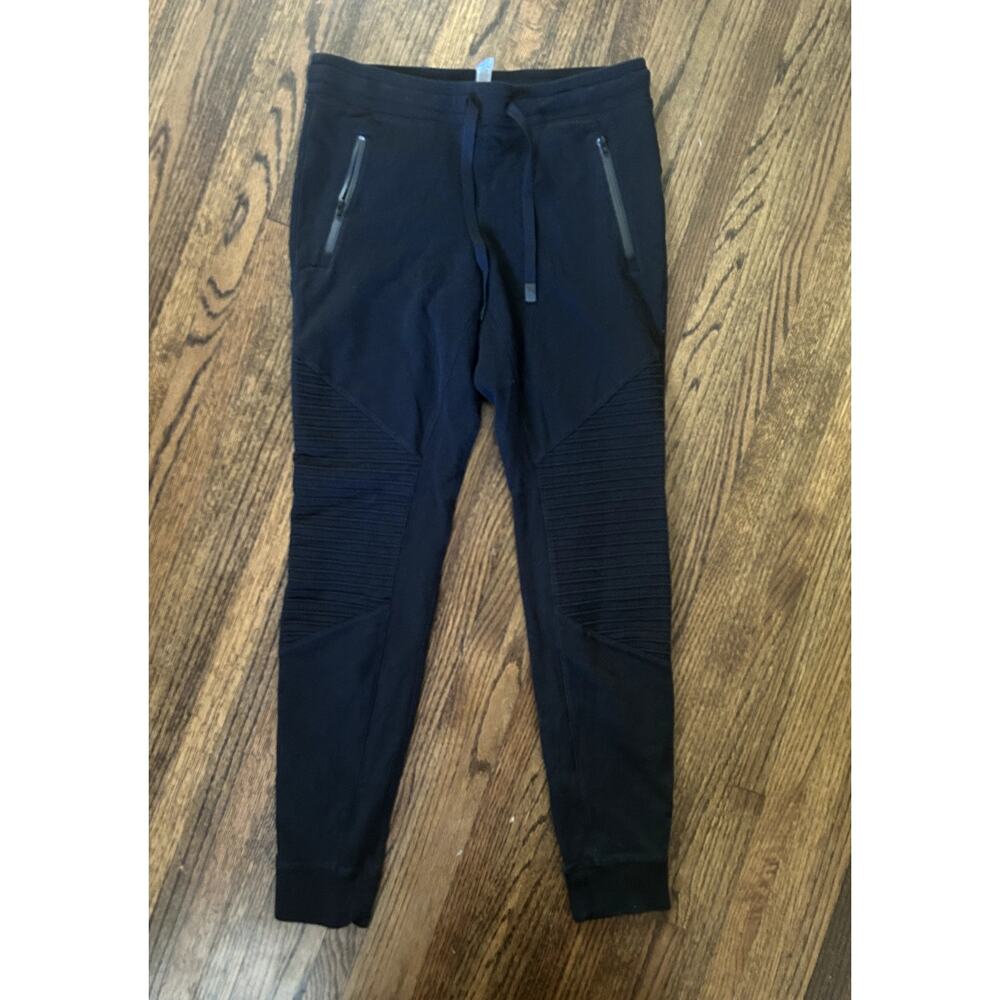 Alo Yoga Women's Black Urban Moto Jogger Sweatpants - M